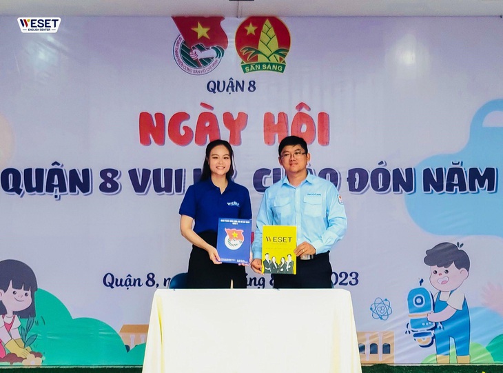 Lễ ký kết cùng Quận Đoàn quận 8