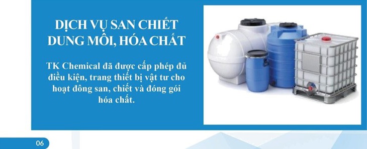 TK chemical phát triển kho lạnh, lưu trữ hóa chất và dịch vụ san chiết hóa chất - Ảnh 3.