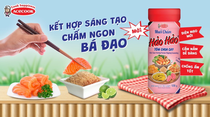 Muối chấm Hảo Hảo ra mắt diện mạo mới - Ảnh 3.