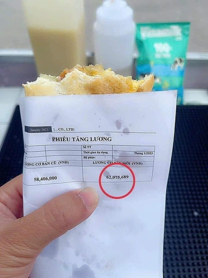 Ổ bánh mì nhà người ta...