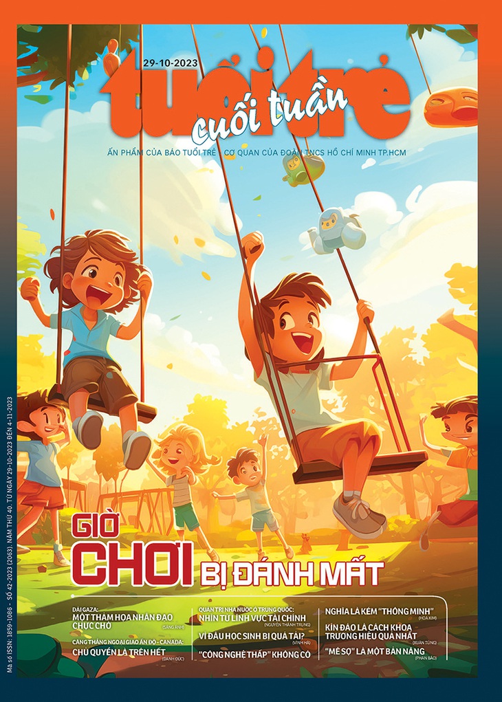 Tuổi Trẻ Cuối Tuần số 42-2023: 'Giờ chơi bị đánh mất' - Ảnh 1.
