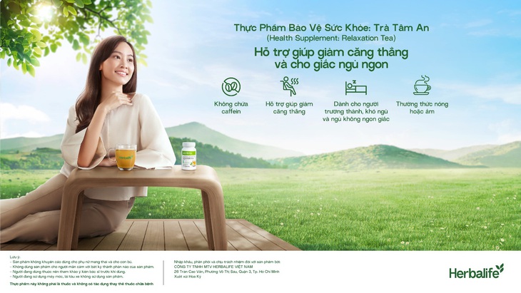 Herbalife ra mắt sản phẩm thực phẩm bảo vệ sức khỏe: Trà Tâm An - Ảnh 1.