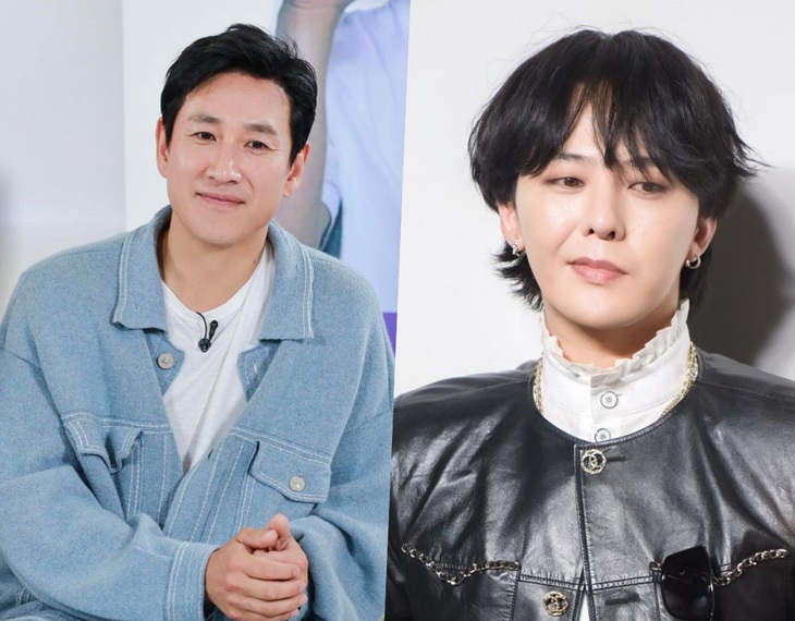 Lee Sun Kyun (trái) và G-Dragon đều vướng cáo buộc sử dụng ma túy - Ảnh: Soompi