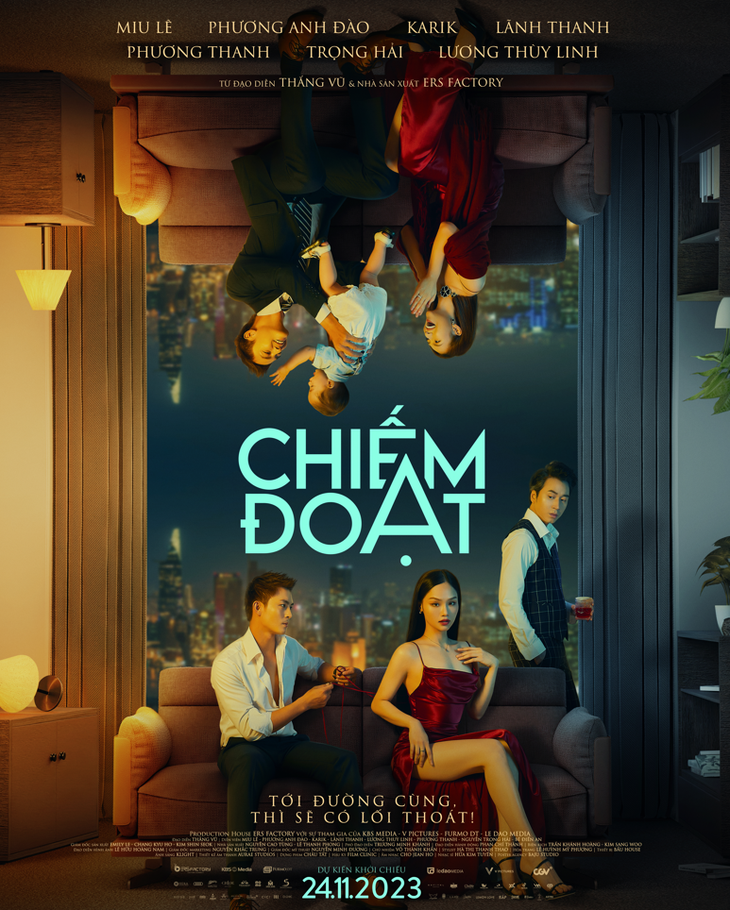 Cặp poster đôi của phim điện ảnh “Chiếm đoạt”