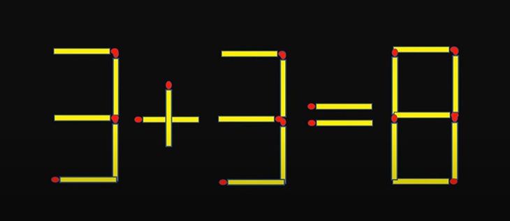 Thử tài IQ: Di chuyển một que diêm để 8+6-3=6 thành phép tính đúng - Ảnh 4.