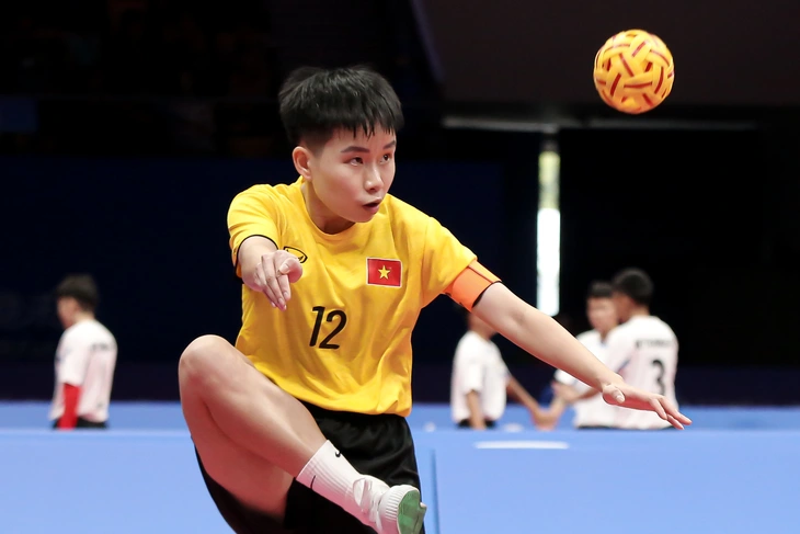 Tuyển cầu mây nữ Việt Nam tại Asiad 19 - Ảnh: Hangzhou 2022