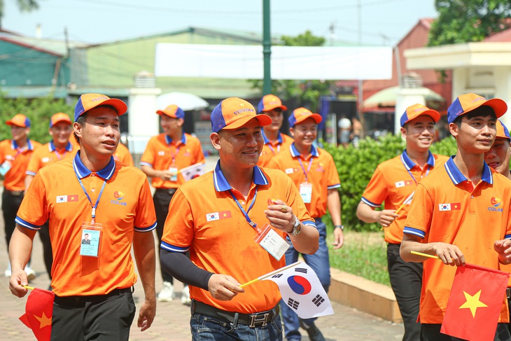 Lao động tham gia Chương trình đưa lao động đi làm việc tại Hàn Quốc (EPS) phải trải qua khóa học do Bộ Lao động - Thương binh và Xã hội ký kết với cơ quan chức năng phía Hàn Quốc - Ảnh: HÀ QUÂN