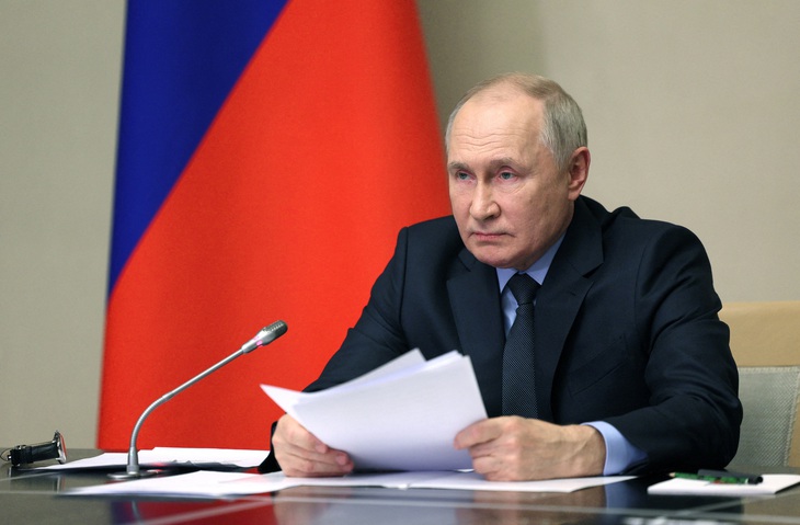 Tổng thống Nga Vladimir Putin - Ảnh: REUTERS