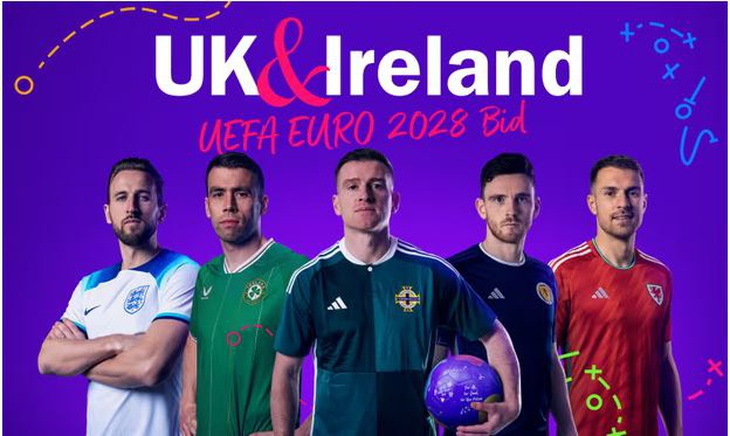 Vương quốc Anh và Ireland sẽ trở thành chủ nhà của Euro 2028 - Ảnh: GUARDIAN