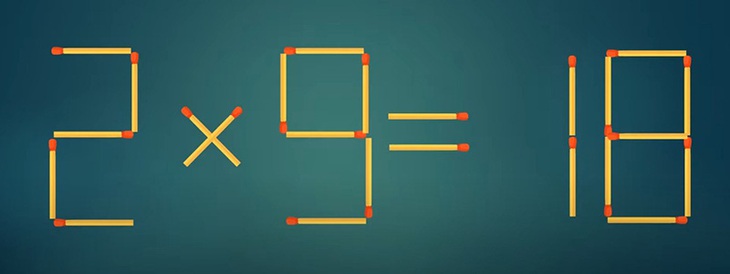Thử tài IQ: Di chuyển một que diêm để 79+5=79 thành phép tính đúng - Ảnh 1.