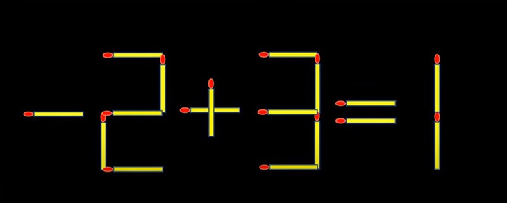 Thử tài IQ: Di chuyển một que diêm để 2+3=7 thành phép tính đúng - Ảnh 1.