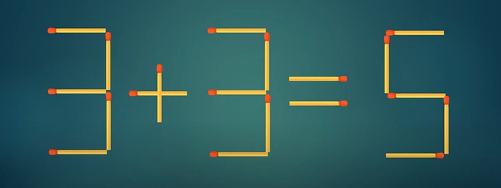 Thử tài IQ: Di chuyển một que diêm để 13-8=6+5 thành phép tính đúng - Ảnh 4. Thử tài IQ: Di chuyển một que diêm để 13-8=6+5 thành phép tính đúng - Ảnh 4.