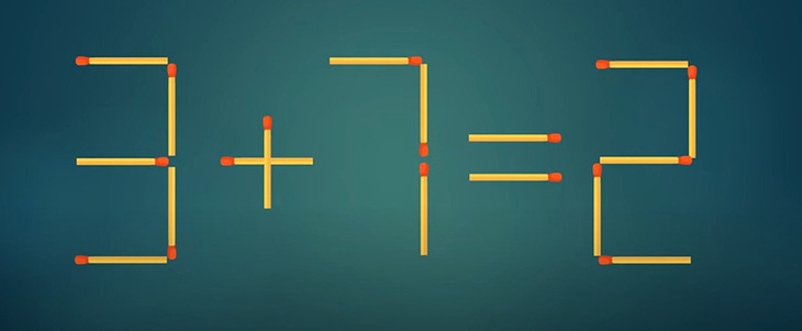 Thử tài IQ: Di chuyển một que diêm để 13-8=6+5 thành phép tính đúng - Ảnh 7. Thử tài IQ: Di chuyển một que diêm để 13-8=6+5 thành phép tính đúng - Ảnh 7.
