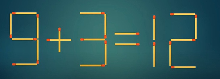 Thử tài IQ: Di chuyển một que diêm để 1-2=5-4 thành phép tính đúng - Ảnh 1.