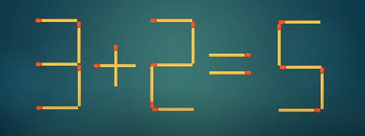 Thử tài IQ: Di chuyển một que diêm để 13-8=6+5 thành phép tính đúng - Ảnh 1.