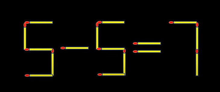 Thử tài IQ: Di chuyển một que diêm để 6+7=7 thành phép tính đúng - Ảnh 7. Thử tài IQ: Di chuyển một que diêm để 6+7=7 thành phép tính đúng - Ảnh 7.