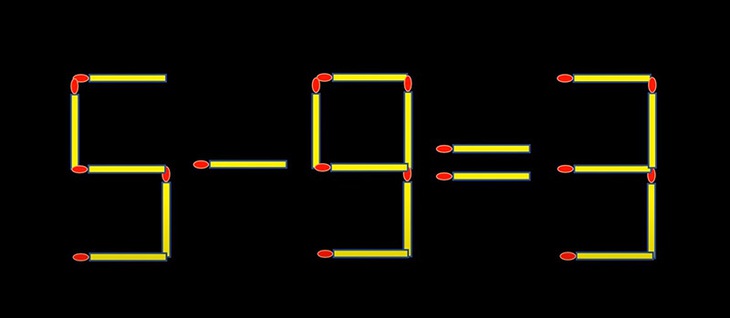 Thử tài IQ: Di chuyển một que diêm để 2+7=5 thành phép tính đúng - Ảnh 4. Thử tài IQ: Di chuyển một que diêm để 2+7=5 thành phép tính đúng - Ảnh 4.