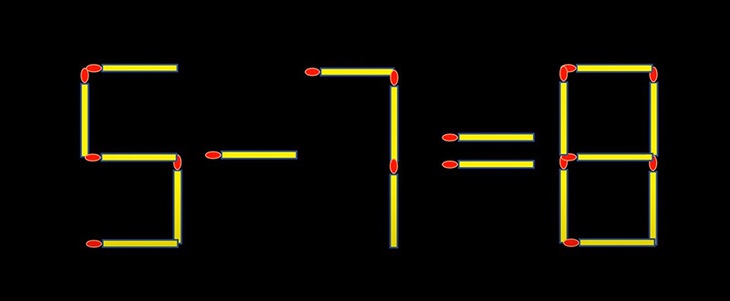Thử tài IQ: Di chuyển một que diêm để 2+7=5 thành phép tính đúng - Ảnh 7. Thử tài IQ: Di chuyển một que diêm để 2+7=5 thành phép tính đúng - Ảnh 7.