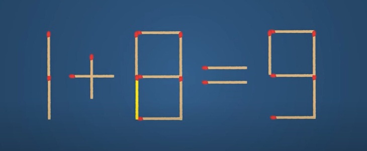 Thử tài IQ: Di chuyển một que diêm để 1-2=5-4 thành phép tính đúng - Ảnh 1.