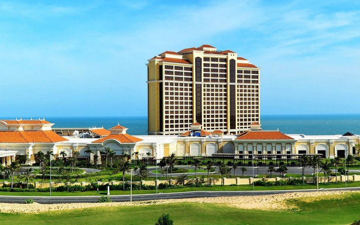 Một góc casino Hồ Tràm đã hoàn thiện, đưa vào khai thác - Ảnh: H.T.