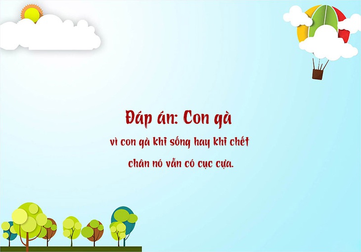 Câu đố hack não: Con gì chết rồi vẫn còn cục cựa? - Ảnh 1.