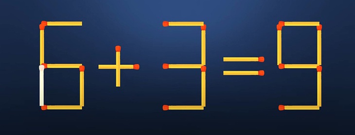 Thử tài IQ: Di chuyển một que diêm để 1-2=5-4 thành phép tính đúng - Ảnh 1.