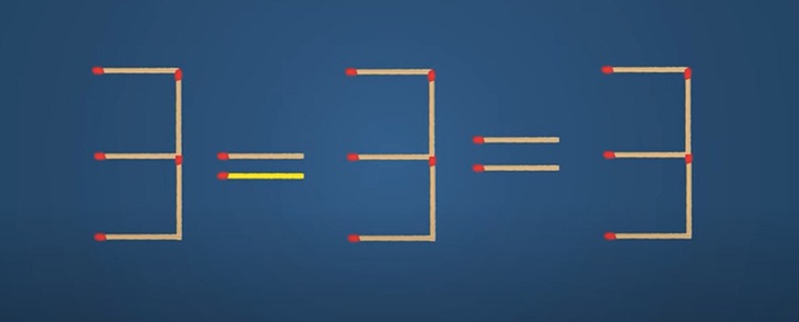Thử tài IQ: Di chuyển một que diêm để 3+3=3 thành phép tính đúng - Ảnh 1.