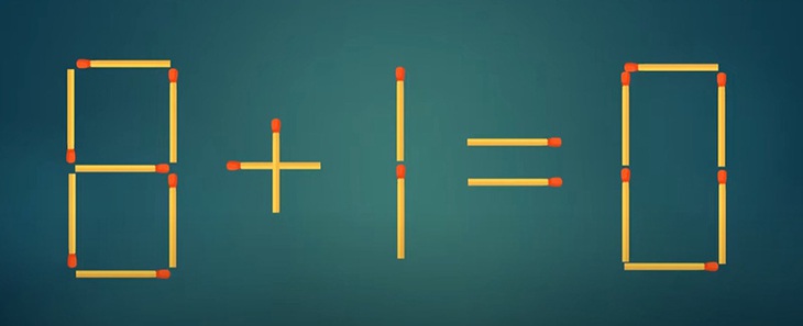 Thử tài IQ: Di chuyển một que diêm để 8x2=7-5 thành phép tính đúng - Ảnh 7. Thử tài IQ: Di chuyển một que diêm để 8x2=7-5 thành phép tính đúng - Ảnh 7.