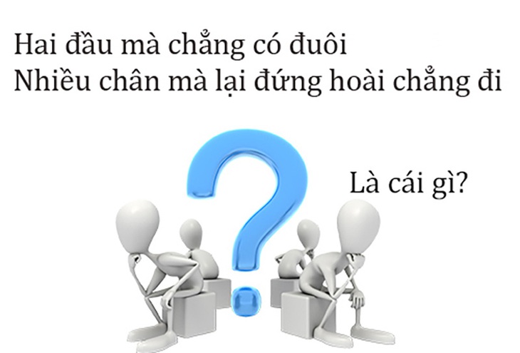 Câu đố hack não: Cái gì hai đầu mà không có đuôi? - Ảnh 1.