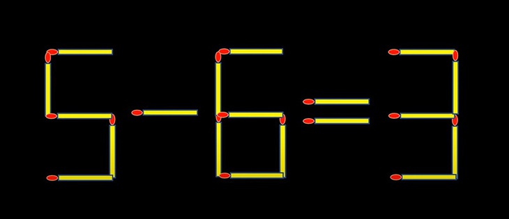 Thử tài IQ: Di chuyển một que diêm để 4+7=5-4 thành phép tính đúng - Ảnh 4. Thử tài IQ: Di chuyển một que diêm để 4+7=5-4 thành phép tính đúng - Ảnh 4.