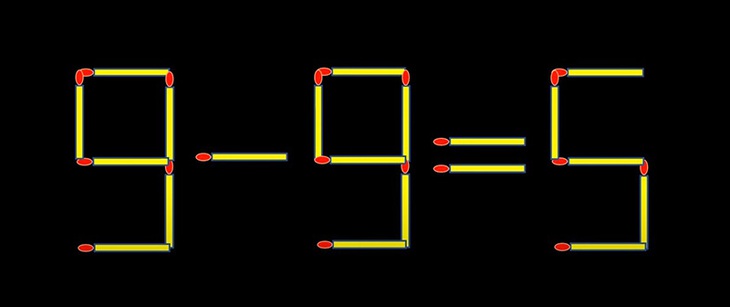 Thử tài IQ: Di chuyển một que diêm để 4+7=5-4 thành phép tính đúng - Ảnh 7. Thử tài IQ: Di chuyển một que diêm để 4+7=5-4 thành phép tính đúng - Ảnh 7.