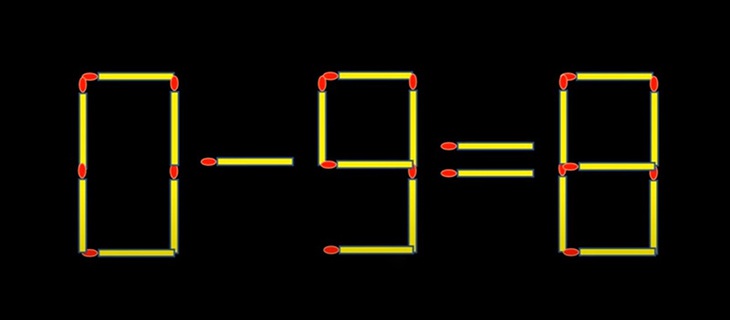 Thử tài IQ: Di chuyển một que diêm để 7-1+9=3 thành phép tính đúng - Ảnh 4. Thử tài IQ: Di chuyển một que diêm để 7-1+9=3 thành phép tính đúng - Ảnh 4.