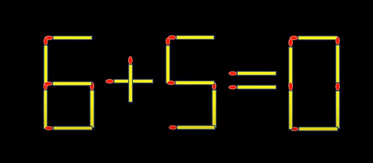 Thử tài IQ: Di chuyển một que diêm để 8-3=1-1 thành phép tính đúng - Ảnh 4. Thử tài IQ: Di chuyển một que diêm để 8-3=1-1 thành phép tính đúng - Ảnh 4.