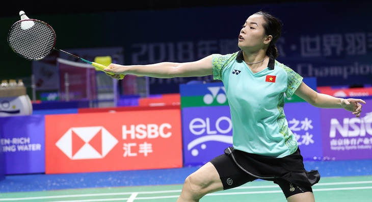 Thùy Linh thể hiện phong độ ấn tượng khi đánh bại Carolina Marin - Ảnh: BWF