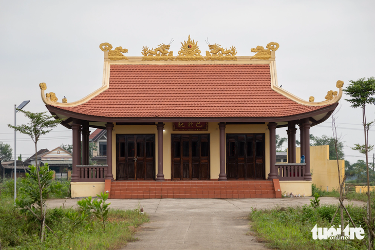 Đền thờ Thái phó Nguyễn Ư Dĩ - người cậu của Nguyễn Hoàng - tại xã Triệu Giang, Triệu Phong - Ảnh: HOÀNG TÁO