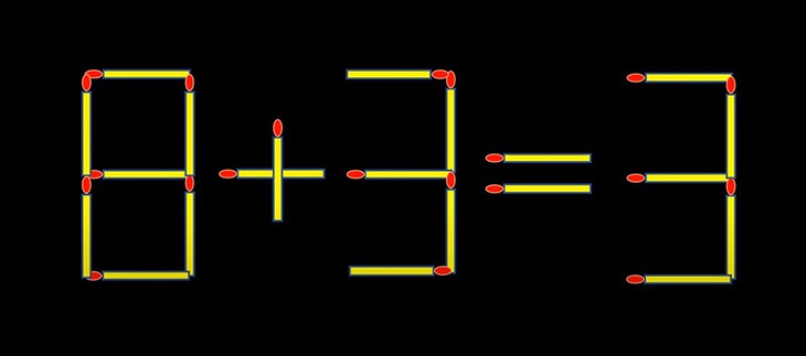 Thử tài IQ: Di chuyển một que diêm để 6-6=1 thành phép tính đúng- Ảnh 5. Thử tài IQ: Di chuyển một que diêm để 6-6=1 thành phép tính đúng- Ảnh 5.