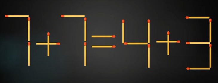 Thử tài IQ: Di chuyển một que diêm để 9+3x2=2 thành phép tính đúng - Ảnh 4. Thử tài IQ: Di chuyển một que diêm để 9+3x2=2 thành phép tính đúng - Ảnh 4.