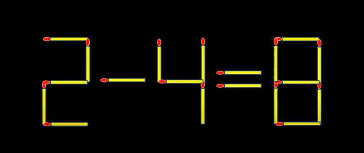 Thử tài IQ: Di chuyển 2 que diêm để 8-3=7 thành phép tính đúng- Ảnh 3. Thử tài IQ: Di chuyển 2 que diêm để 8-3=7 thành phép tính đúng- Ảnh 3.