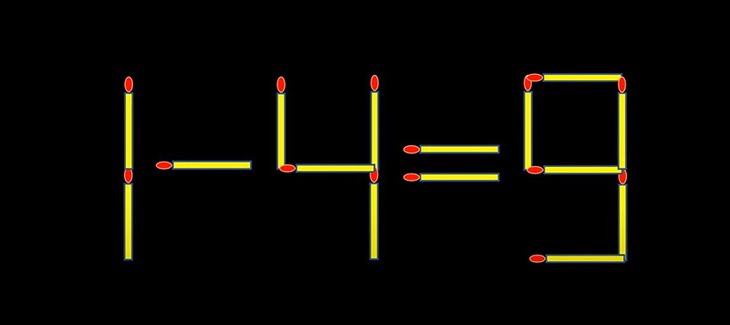 Thử tài IQ: Di chuyển một que diêm để 4+3=-7 thành phép tính đúng- Ảnh 5. Thử tài IQ: Di chuyển một que diêm để 4+3=-7 thành phép tính đúng- Ảnh 5.