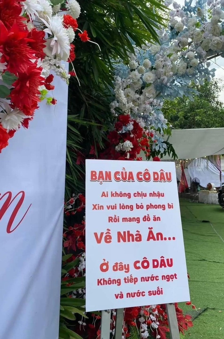 Cô dâu này thẳng thắn, rõ ràng!