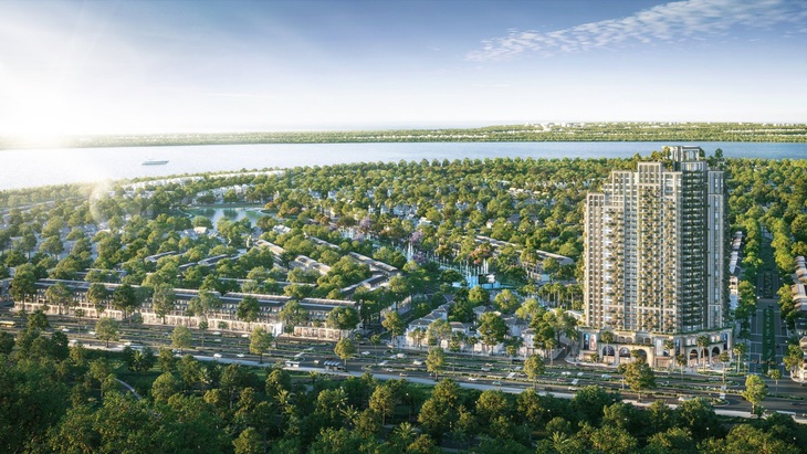 Central Park Residenses nằm trên mặt tiền Nguyễn Sỹ Sách và tầm view sông, biển đắt giá