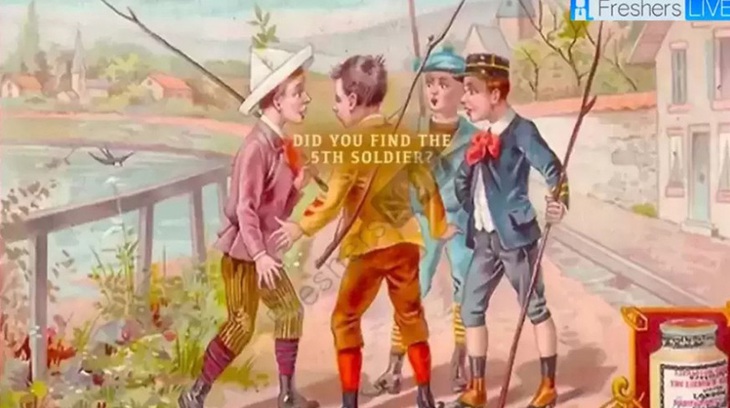 Chỉ thiên tài mới thấy người đàn ông thứ 5 đứng ở đâu- Ảnh 1. Chỉ thiên tài mới thấy người đàn ông thứ 5 đứng ở đâu- Ảnh 1.
