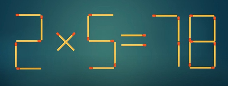 Thử tài IQ: Di chuyển một que diêm để 3+7=4+5 thành phép tính đúng - Ảnh 7. Thử tài IQ: Di chuyển một que diêm để 3+7=4+5 thành phép tính đúng - Ảnh 7.