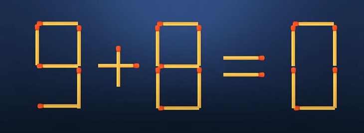 Thử tài IQ: Di chuyển một que diêm để 1-2=5-4 thành phép tính đúng - Ảnh 7. Thử tài IQ: Di chuyển một que diêm để 1-2=5-4 thành phép tính đúng - Ảnh 7.