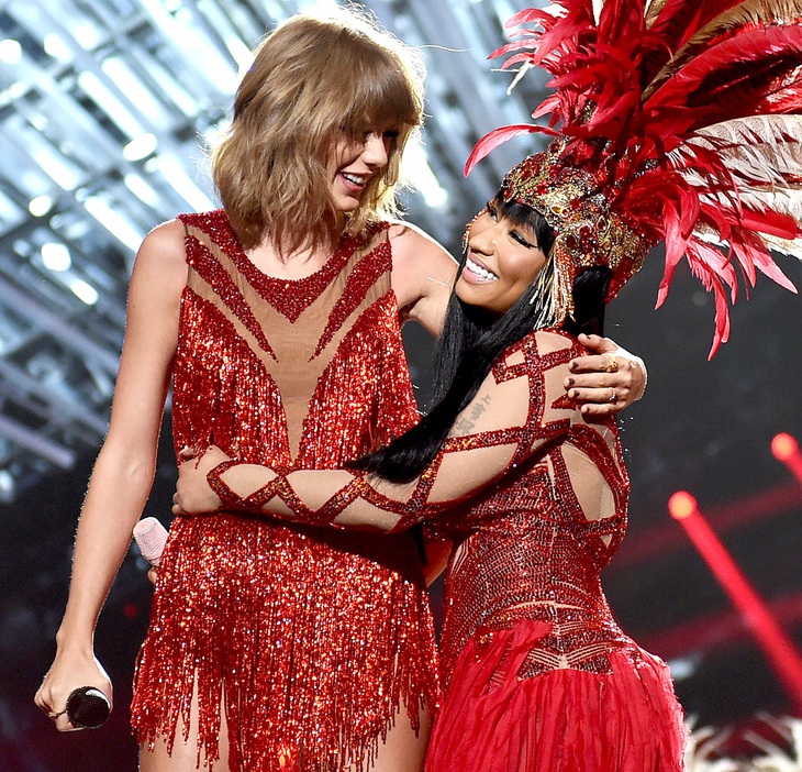 Taylor Swift bất ngờ tuột giải Nghệ sĩ Mỹ xuất sắc vào tay Nicki Minaj - Ảnh: Getty