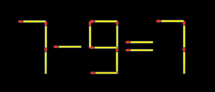 Thử tài IQ: Di chuyển một que diêm để 3+6=2 thành phép tính đúng - Ảnh 4. Thử tài IQ: Di chuyển một que diêm để 3+6=2 thành phép tính đúng - Ảnh 4.