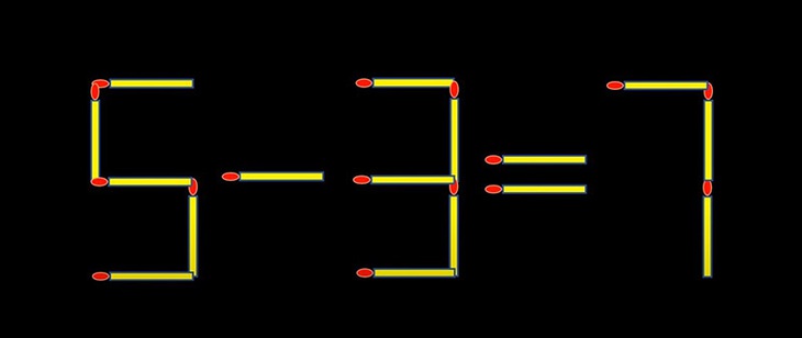 Thử tài IQ: Di chuyển một que diêm để 3+6=2 thành phép tính đúng - Ảnh 7. Thử tài IQ: Di chuyển một que diêm để 3+6=2 thành phép tính đúng - Ảnh 7.