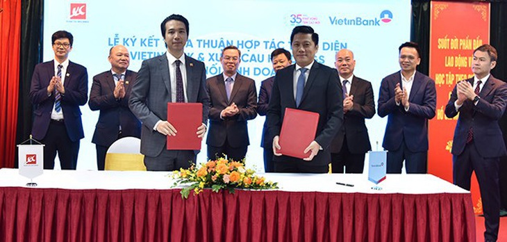 VietinBank vừa ký kết thỏa thuận hợp tác toàn diện với Xuân Cầu Holdings - Ảnh: VTB