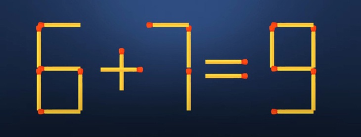 Thử tài IQ: Di chuyển một que diêm để 4+7=3 thành phép tính đúng - Ảnh 7. Thử tài IQ: Di chuyển một que diêm để 4+7=3 thành phép tính đúng - Ảnh 7.