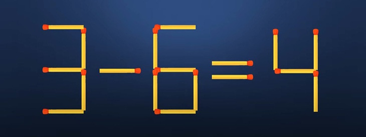 Thử tài IQ: Di chuyển một que diêm để 3+9=2 thành phép tính đúng - Ảnh 4. Thử tài IQ: Di chuyển một que diêm để 3+9=2 thành phép tính đúng - Ảnh 4.